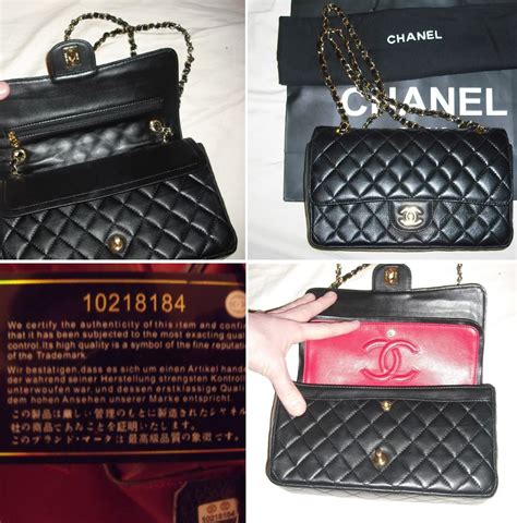 pochette chanel nera rossa fake|Chanel counterfeit bag.